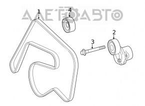 Rolă întinzătoare curele Mercedes GLC 16-22 2.0 nou original OEM