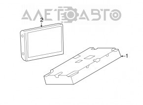 Monitor, display, navigație Infiniti Q50 14-