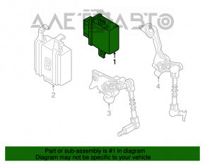 Blocul corectorului de faruri Audi A6 C7 12-18