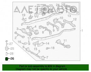 Pernele corpului Toyota Sequoia 08-16, partea de jos, a patra