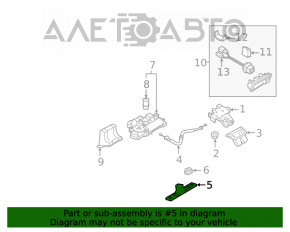 Mecanismul de blocare a portbagajului Audi A5 F5 17-