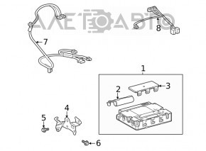 Modulul de control al telematicii al transceiverului Toyota Camry v70 18-