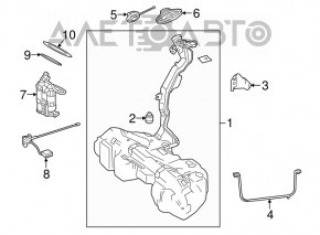 Pompă de combustibil pentru Mercedes GLC 300/43 16-22