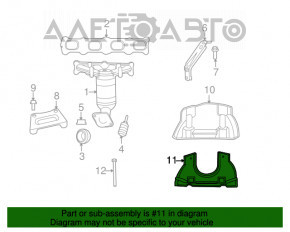 Protecția colectorului Jeep Compass 11-16 2.0 2.4 tip inferior 2