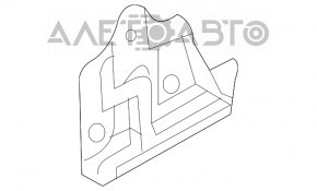 Protecția arcului lateral dreapta pentru Infiniti Q50 14- RWD