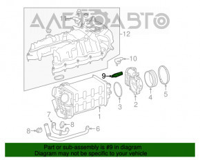 Senzorul de temperatură a aerului de admisie pentru Mercedes GLC 16-22, nou, original OEM