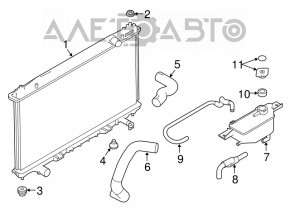 Vas de expansiune racire Infiniti Q50 14- 3.7, 3.5 tip 2 nou original OEM