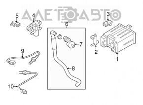 Map Sensor Infiniti Q50 14-15 3.7