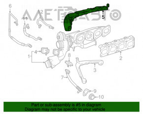 Protecția colectorului de eșapament pentru Mercedes GLC 16-22