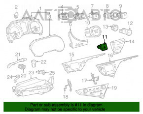 Кнопка аварийной сигнализации Toyota Camry v70 18-24