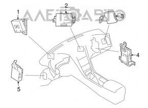 Sonar control module Infiniti Q50 14-