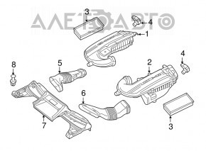 Contor de aer pentru Mercedes CLA 250 14-19