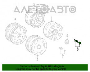 Болт колесный d17 M14x1.5 Mercedes W164 ML тип 1