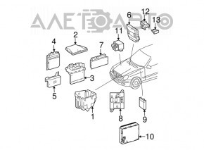 Блок ECU компьютер двигателя Mercedes W211 E350