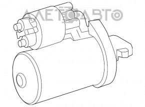 Стартер Mercedes W164 ML W251 R M272