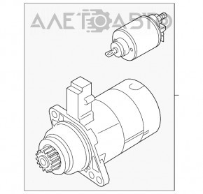 Стартер VW Beetle 12-19 1.8T АКПП