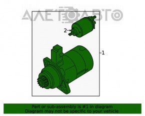 Стартер VW Beetle 12-19 1.8T АКПП