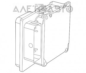 Модуль блока ABS АБС Fiat 500 12-14