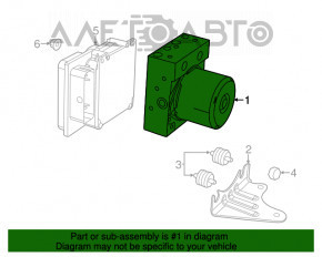 ABS АБС Fiat 500 12-14