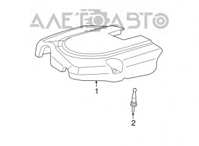 Capacul motorului Dodge Journey 11- 3.6