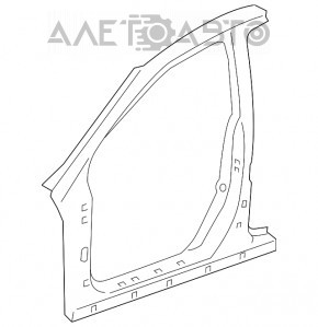 Стойка кузова центральная правая Honda CRV 12-14