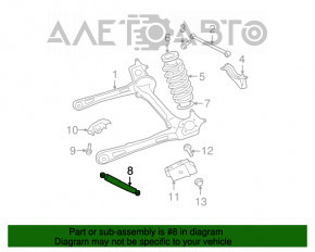 Amortizor spate stânga Dodge Grand Caravan 11-20