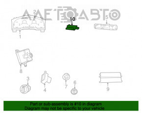 Blocul de control al navigației Jeep Compass 11-16