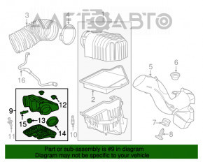 Rezonatorul Dodge Grand Caravan 11-20