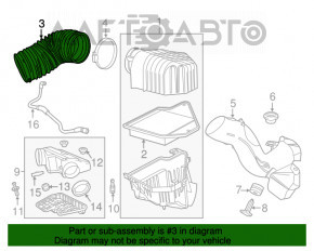 Conducta de aer pentru colectorul Dodge Grand Caravan 11-20