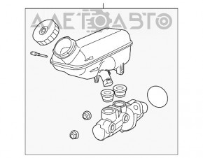 Главный тормозной цилиндр с бачком Dodge Grand Caravan 11-20
