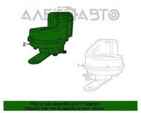 Semnalul dreapta Dodge Grand Caravan 11-20 înalt