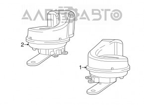 Semnalul dreapta Dodge Grand Caravan 11-20 înalt