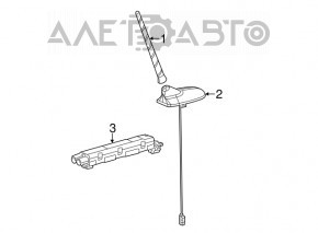 Mufă antenă Jeep Cherokee KL 14-