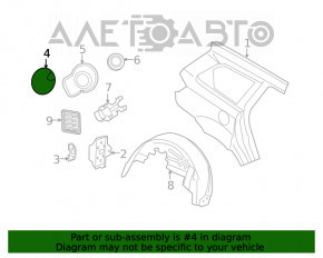 Capacul rezervorului de combustibil Dodge Journey 11-