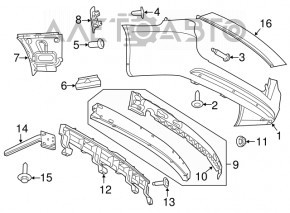 Amplificatorul pentru bara spate a Dodge Grand Caravan 11-20