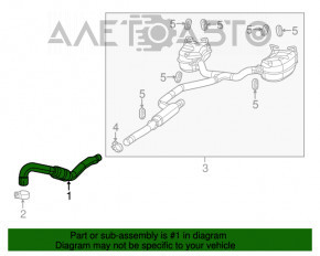 Silencer partea de mijloc Dodge Journey 11- 3.6 fwd