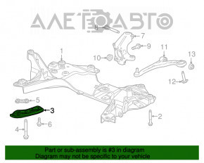 Capacul de bara fata stanga Dodge Dart 13-16 tip 1