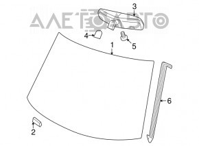 Geam parbriz Dodge Journey 11-