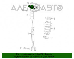 Suport amortizor spate dreapta Dodge Dart 13-16