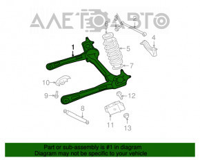 Bara spate Dodge Grand Caravan 11-20