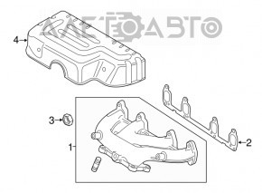 Защита коллектора VW Jetta 11-18 USA 2.0