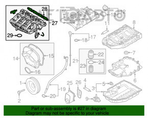 Коллектор впускной VW Jetta 11-18 USA 2.0