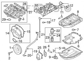 Коллектор впускной VW Jetta 11-18 USA 2.0