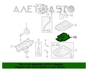 Deflector de ulei Audi A6 C7 12-18 nou original OEM