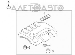 Накладка двигателя Audi Q5 8R 09-17 2.0T