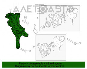 Corpul filtrului de ulei Audi A4 B8 08-16 2.0T