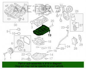 Palet semicircular uleios VW Tiguan 18-