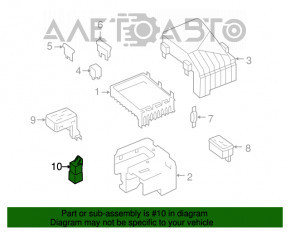 Blocul ECU al calculatorului motorului VW Jetta 11-14 SUA 2.5