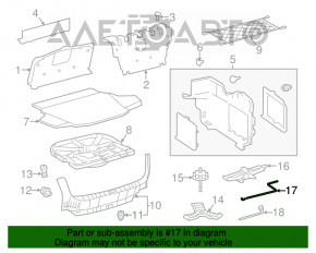 Ручка домкрата Toyota Avalon 13-18