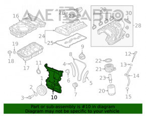 Передняя крышка двигателя Mitsubishi Eclipse Cross 18- 1.5T